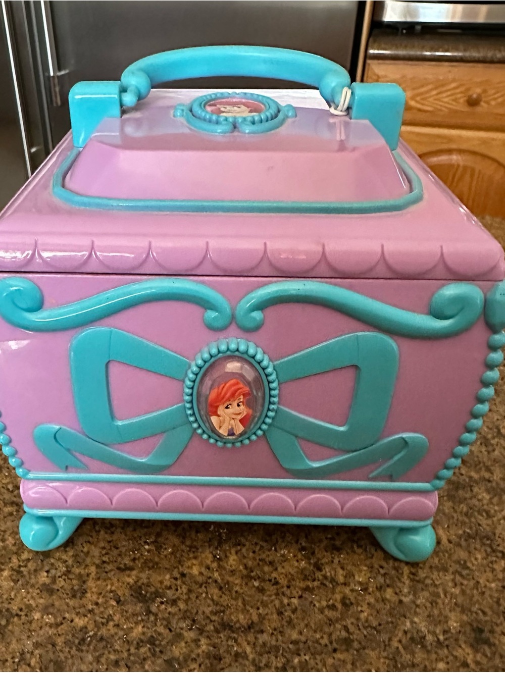 Disney Ariel Purple Musical Princess Play Jewelry Chest. New with tags.